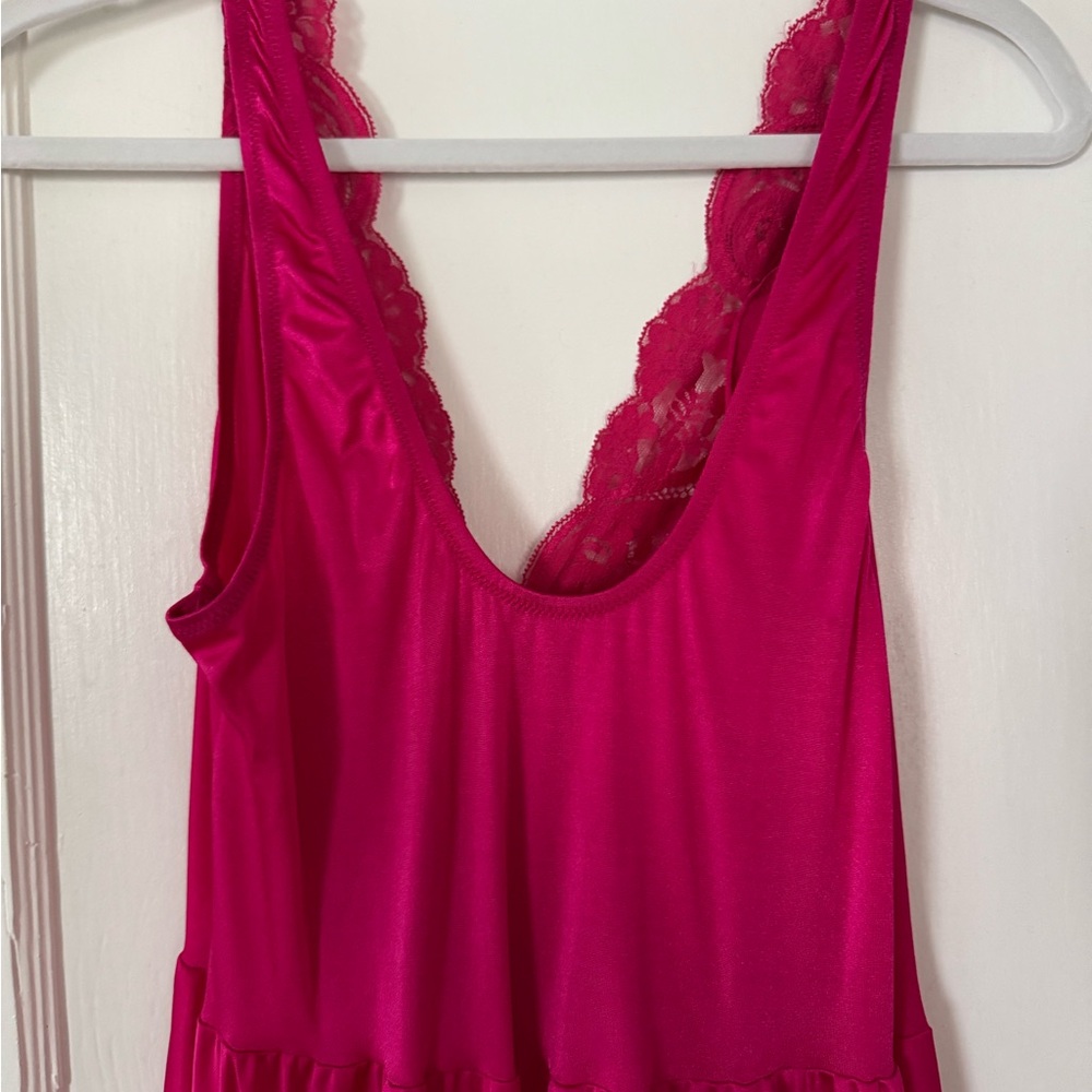 Rare 3X Olga Fuchsia Lace Maxi Dress - Picture 3 of 8